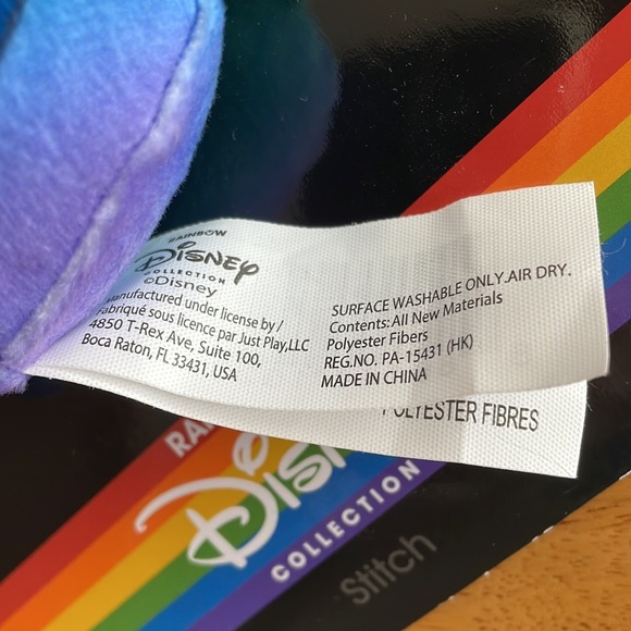 NWT Disney Rainbow Collection STITCH Clip-ON - Picture 7 of 13